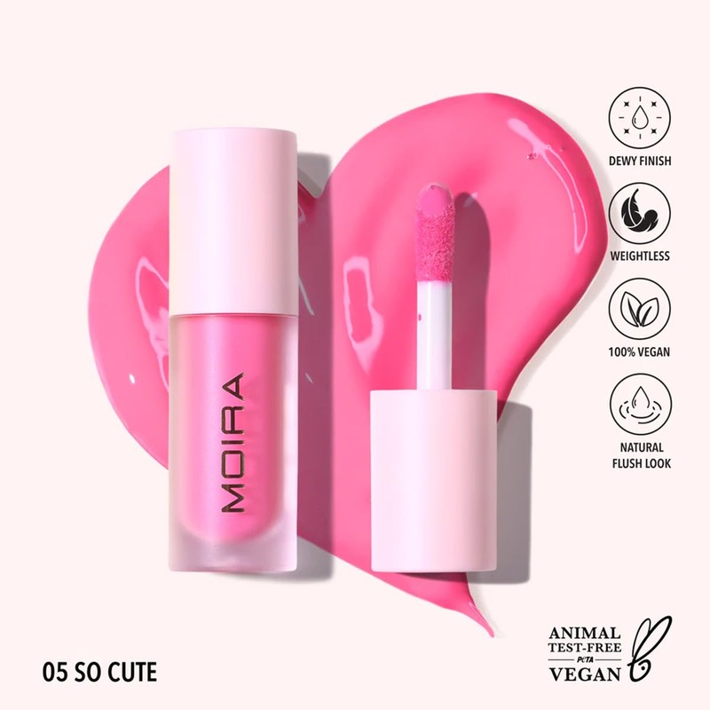 Moira Love Steady Liquid Blush Rubor Líquido So Cute