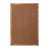 SOFE Linen Decorative Bulletin Board, Green Wood Framed 23" X