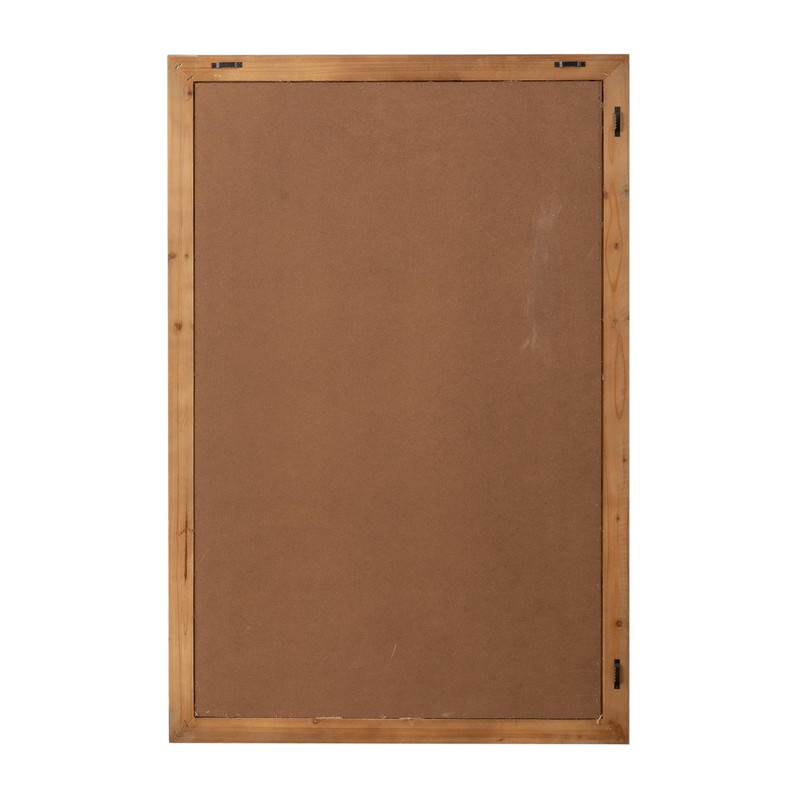 SOFE Linen Decorative Bulletin Board, Green Wood Framed 23" X