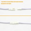 KOMIGAN 4 Pack 5 Meter (16.4ft) 2-PIN Dupont Terminal Male