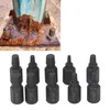 10Pcs Broken Screw Extractor Set 1/4 7/32 3/16 5/32 1/8