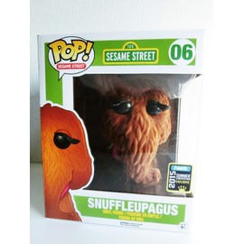 Funko Sesame Street Snuffleupagus 6" POP! Vinyl Figure SDCC Comic Con Exclusive Flocked by Funko