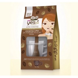 Yes to Coconut Ultra Hydrayting Energizing Coffee DIY Powder to Clay Mask 1 Oz