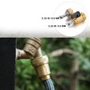 YELUN Garden telescopic hose end adapter with shut off Valve,Garden