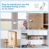 Shed Door Latch Clasp Lock, Stainless Steel Padlock Hasp, Security