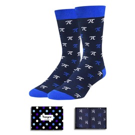 HAPPYPOP Funny Math Socks Math Gifts for Math Teacher Men, Happy Pi Day Gifts for Math Lovers Mathematics