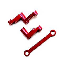 Mesimsple Hyper GO Steering Bellcrank for MJX 16207 16208 16209 16210 Servo Saver for Hyper GO H16BM H16GT H16DR H16 1/16 Series Upgrades Part Red