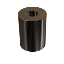 Aluminum Spacer Black 3/4" OD x 5/16" ID x Choose Your Length, Round Spacer Unthreaded Standoff Bushing Plain Finish, Fits Screws Bolts 5/16" or M8 by Metal Spacers Online (1" Length, 2 Pack)