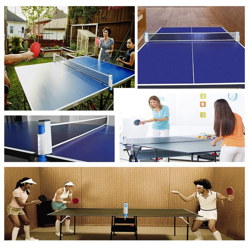 YOUYIKE Extendable Table Tennis Net, 190 cm (Max) Table Tennis
