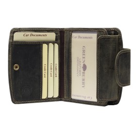 Greenburry Vintage wallet, green, 336-30, Green