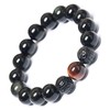 Black Obsidian Bracelet,Feng Shui Black Obsidian Wealth Bracelet for Women