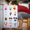 12Pcs Summer Ice Cream Cartoon Animals Cruise Door Magnets,Cute Style