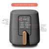 Beautiful Drew Barrymore 6-Quart Digital Air Fryer, TurboCrisp Technology, 4