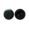 1" 1 inch Flush Mount Black Plastic Body and Sheet