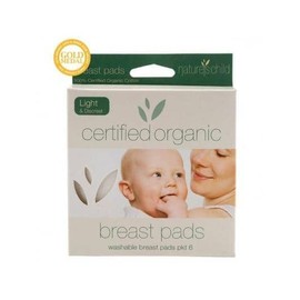 Natures Child Nature's Child Organic Cotton Washable Breast Pads - 6 pack - Light/Discreet, Light/Discreet