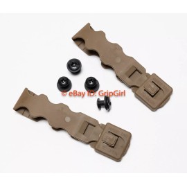 Coyote V2 Malice Clips & Mounting Hardware Kydex Holster Battle Belt Loops OWB