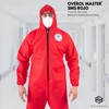 Overol Master - Overol Desechable de Protección Color Rojo (Varios