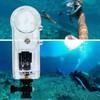 Diving Housing Case Transparent Waterproof Cover for Ricoh Theta S