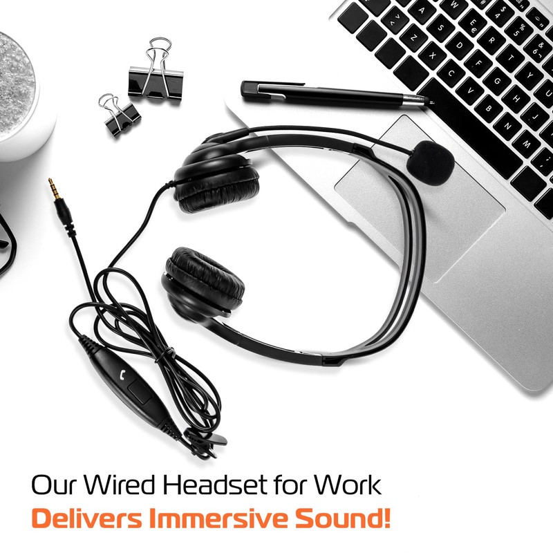 Spracht ZUM3500 Stereo 3.5mm and USB Dual Ear Universal Headset