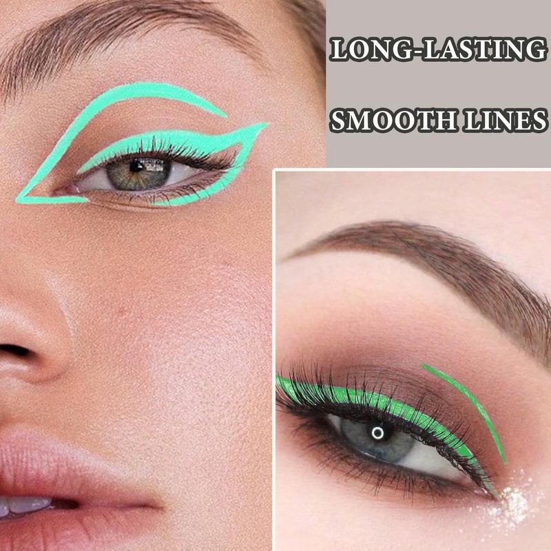 12 PCS Eyeliner Pencils,Professional Long Lasting Waterproof Makeup Pencils,Highly Pigmented