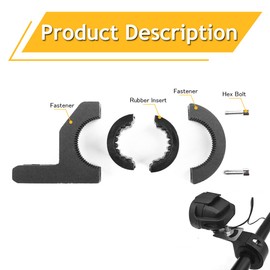 25MM-30MM Universal Light Bar Mount Kit Work Light Tube Clamp Mounting Brackets Bull bar Bumper Lamp Holder for Off-Road Vehicles Car Truck Motorcycle
