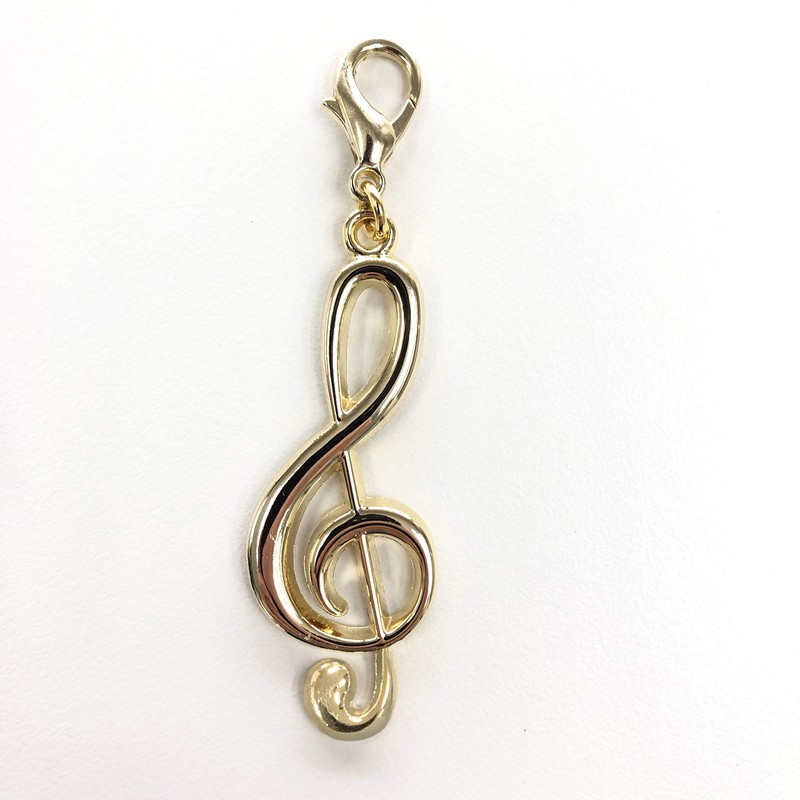 NAKANO All Music Key Chain Treble Clef Gold MM120KHGCG