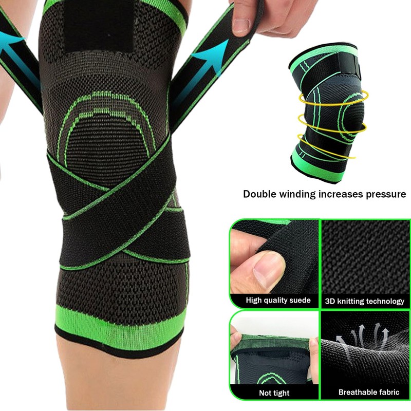 ATBUSS Pack of 2 Knee Pads, Non-Slip Knee Support, Open