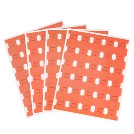 GTUDOR 4Pcs Prayer Bible Index Tabs, Prayer Bible Tabs for Top of Bible, Bible Tabs for Women Men, Bible Bookmark Gift for Christian (Red)