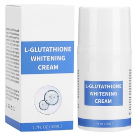 Crema Facial Iluminadora con Glutatión 50 ml, Crema Hidratante Antiedad para el Rostro, Ayuda a Unificar el Tono de la Piel, Reduce la Apariencia de Manchas y Líneas Finas