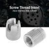 Samfox Threaded Insert 20pcs Stainless Steel SUS303 Self Tapping Slotted