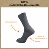 GAWILO Men's Basic Socks Made of 100% Pure Cotton (12