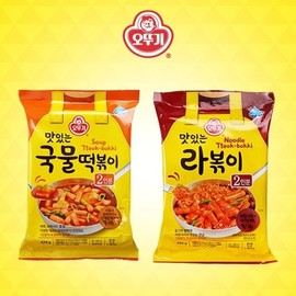 [오뚜기] 맛있는 국물 떡볶이 3개 + 라볶이 3개 [Ottogi] Delicious Soup Tteokbokki 3 Packs + Rabokki 3 Packs