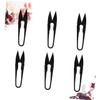 LALAFINA 3sets Embroidery Scissors Set U-shape Sewing Scissors Fabric Thread