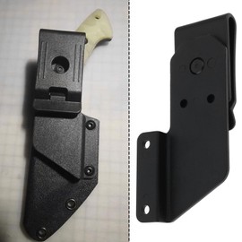 Briny River 2pcs K Sheath Clip 360° Rotatable Sheath Waist Clip Compatible with KYDEX Sheath
