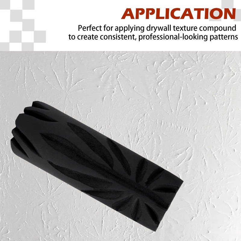 Drywall Texture Roller 9-inch Crow's Foot Pattern Paint Roller for