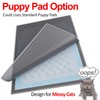 Waretary Cat Litter Box Mat: 36"x 30" Waterproof Kitty Cat