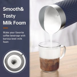 SimpleTaste Milk Frother, 4-in-1 Electric Milk Steamer