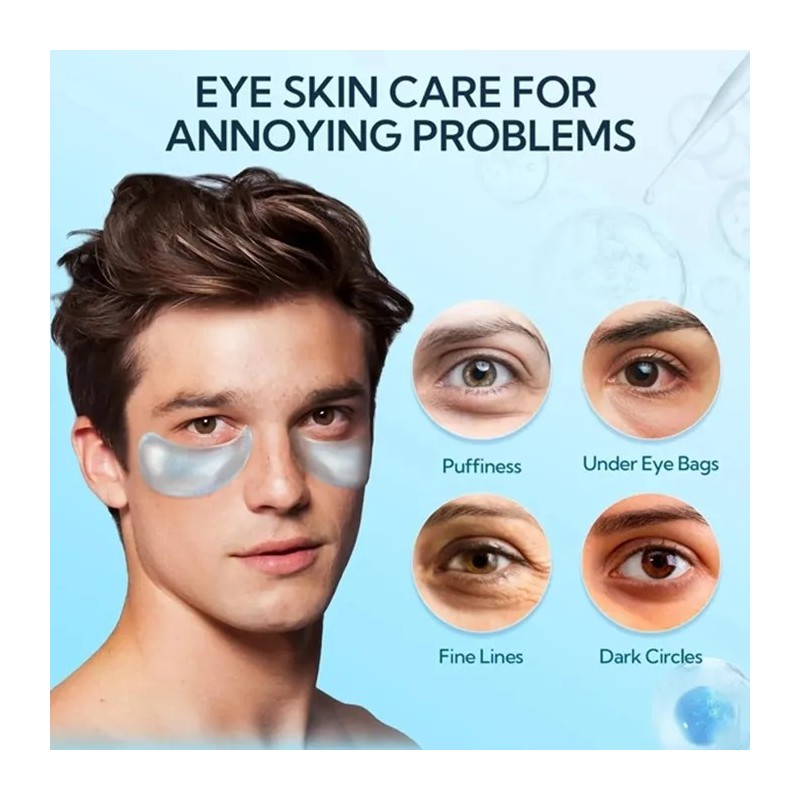 Bioaqua Pack 80 Parches Ojos Hialuronico Colageno Antiojeras