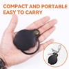 20X Magnifying Glass, Black Pocket Magnifying Glass with Rotating Protective