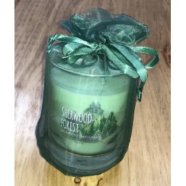 Scentsational Natural Soy Wax Candle 11 oz Sherwood Forest In Organza Gift Bag