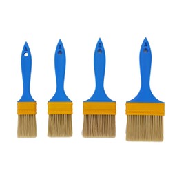 Teyegeyo CP Wall Paint Brushes 4 Pack, 1.5", 2", 2.5", 3.5" | Chalk Paint Brushes, Wax Brushes, Trimming Paint Brushes, Varnish Brushes for Furniture - Indoor and Outdoor Use