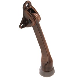 Hillman 852937 4" Kickdown Door Stop- Antique Bronze 1-Pack