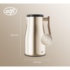 alfi Studio Allure 1.0 L, Champagne Gold with Wooden Elements,