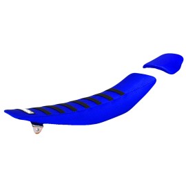 Enjoy MFG 2023-2025 YAMAHA YZF 450 SEAT COVER By Enjoy MFG ALL BLUE BLACK RIBS #375