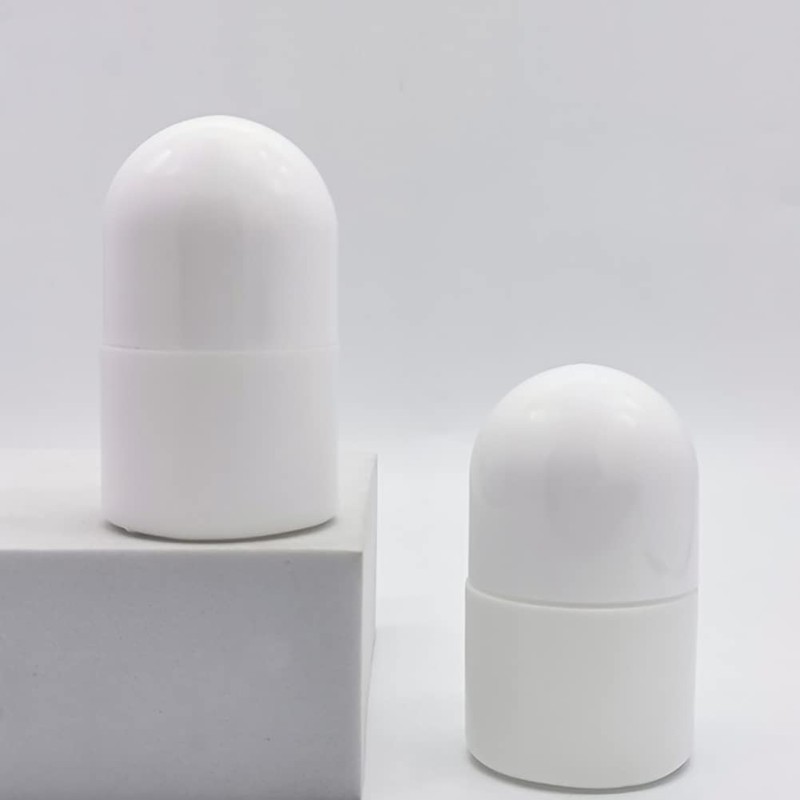 JIHUOO Pack of 6 30 ml Plastic Empty Roller Bottles