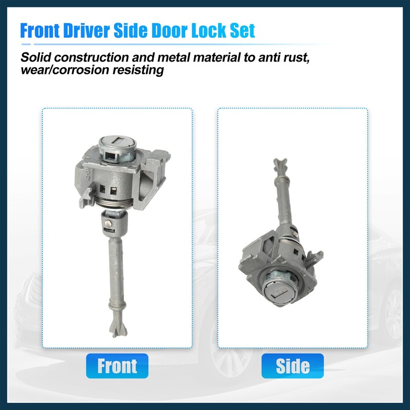 TUCKBOLD 1 Set Driver Side Door Lock Cylinder Set Kit