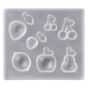 Padico Soft Mold 404118 UV Resin Mold, Fruit