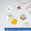 30 Pieces Clear Button Badges Set with Pin, 2.36 inch/60mm