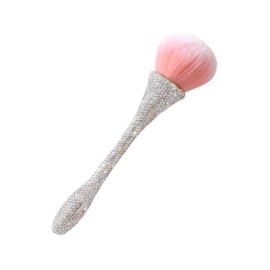 "Abbraccia" Powder Makeup Brush,Face Makeup Brush,Beauty Tool,Portable Loose Powder Brush,Blush Brush for Setting Powder,Powder Blush, white