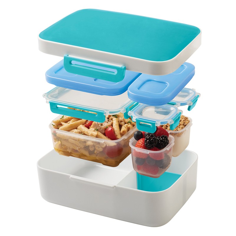 Rubbermaid LunchBlox Leak-Proof Entree Lunch Container Kit with Case, Small,